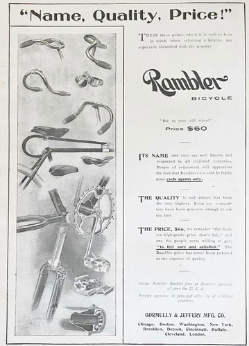 1898 rambler bicycle - 1898,
