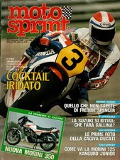 Rivista Motosprint N°37. 15/21 settembre 1983. Anno VIII. Raro. 78 pagine.