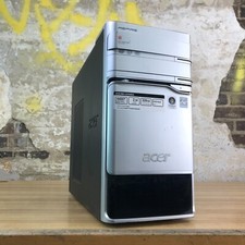 Acer Aspire Desktop PC Retro Gaming AMD Athlon 4400+ CPU 2 GB RAM (Windows Vista)