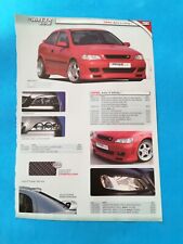 CLIPPING ARTICOLO DI GIORNALE CAR TUNING OPEL ASTRA DA COLLEZIONE - (77)