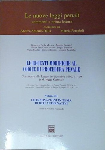 Recenti modifiche codice - le, al