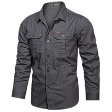 Herren Militärhemden Kleidung