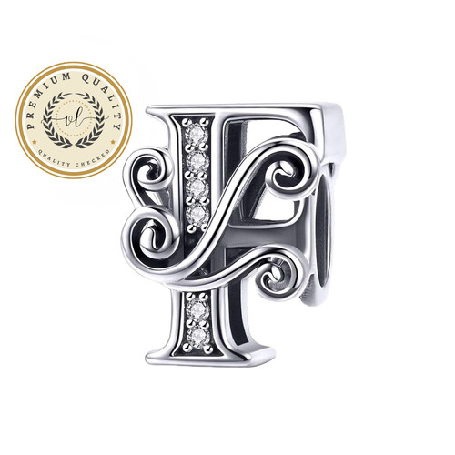 Ciondolo con lettera - , f