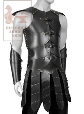 Body Armour in pelle guerriero medievale corazza rinascimentale cosplay costu...
