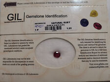 RUBINO NATURALE NON TRATTATO! 1,33 CARATI, CERTIFICATO GIL