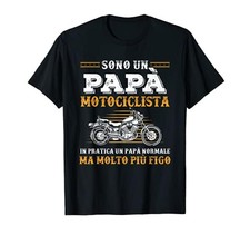 (TG. S) Uomo Moto padre cool