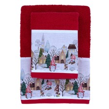 Set asciugamani 1+1 Home di Morbidissimi in Spugna AC082