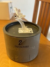 SWAROVSKI FARFALLA SU FOGLIA