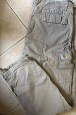 Pantaloni CARHARTT  6 Tasche - Beige - Taglia 33 stile workwear americano