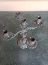 candelabro in peltro Vintage