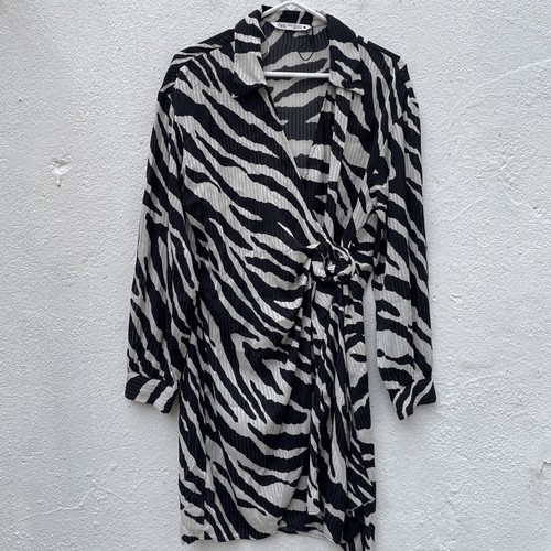 Zara vestito avvolgente - avvolgente, donna