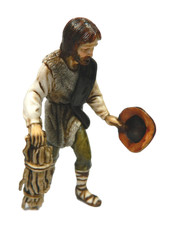 Boscaiolo con Legna Landi