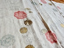 Haori nuovo magnifico vintage giapponese con filo d'oro Kimono giacca 