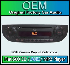 Fiat 500 AUX radio stereo