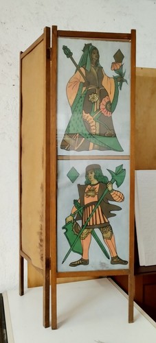 Vecchio paravento separe - vecchio,