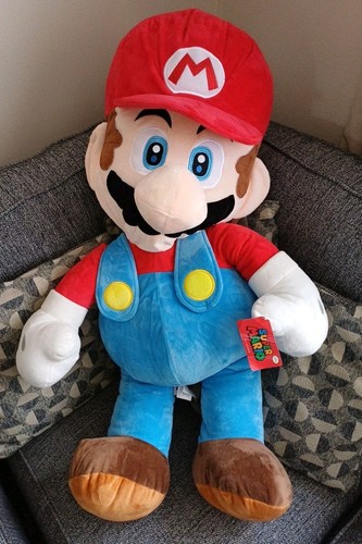 Peluche mario jumbo super - peluche,