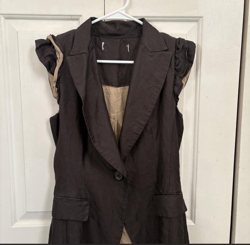 Gilet zara marrone - zara, e