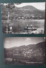 SPINONE AL LAGO BERGAMO 1954 DUE CARTOLINE
