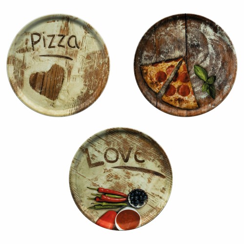 Set piatti pizza olive - pizza,