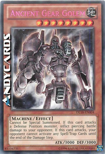 Ancient gear golem - gear, •