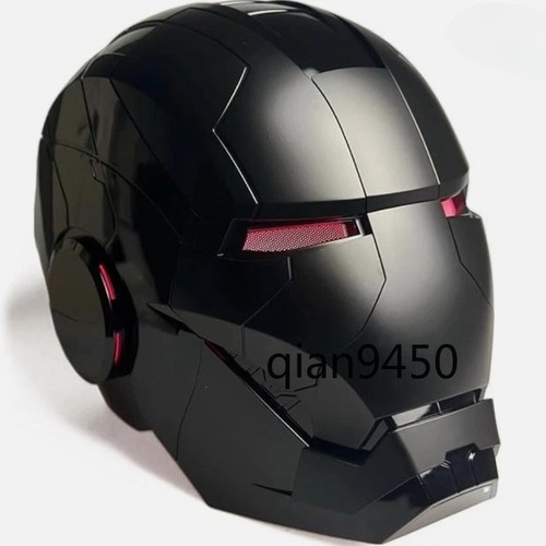 Casco autoking iron man - casco, nero