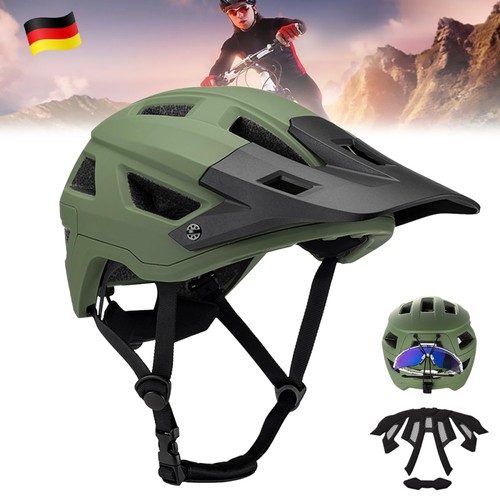 Casco bici con visiera mtb - bici,