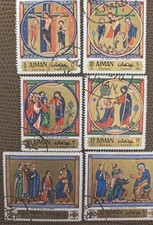 Francobolli Rarissimi Emessi Da Aiman, Uno Degli Emirati Arabi Uniti, Perfetti.