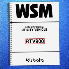 KUBOTA RTV900 WORKSHOP MANUAL