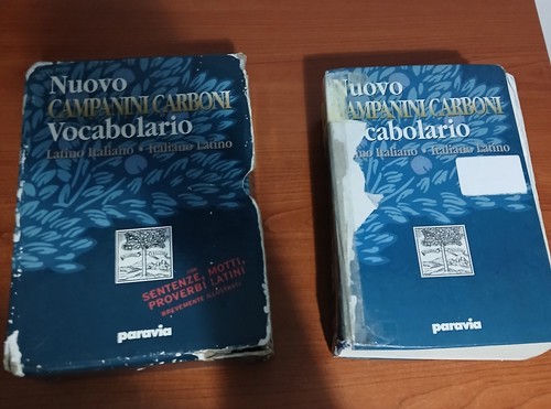 Dizionario latino campanini - dizionario,