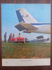 Alfa Romeo 2600 Spider Touring, aeroporto, illustrazione, 1963