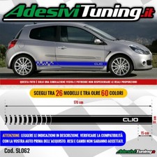 Kit 2 Adesivi Strisce Laterali
