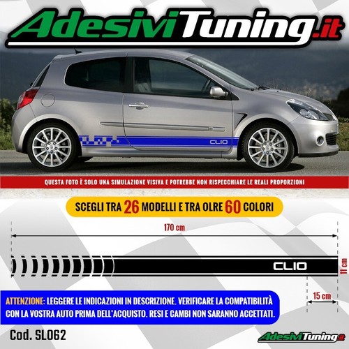 Kit adesivi strisce laterali - kit, 2