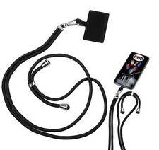 Tracolla cordino cinturino nero per Huawei P40 Pro Plus custodie custodie