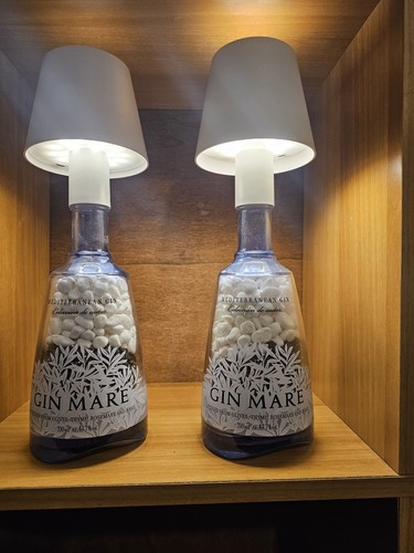Bottiglia gin mare lampada - gin,