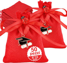 50Pz Bomboniere Laurea, Rosso