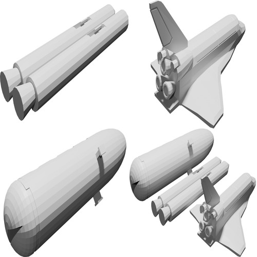 Fischietto razzo tema shuttle - fischietto,