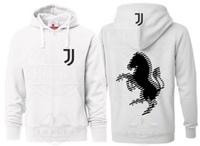 FELPA JUVE FULL ZIP CAPPUCCIO