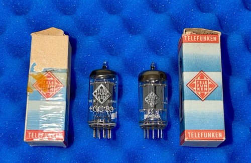 Due tubi telefunken ecc83 - tubi,