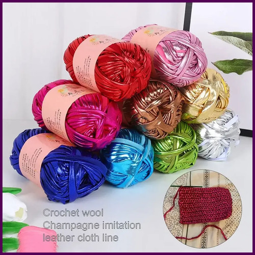Imitation leather crochet - crochet, yarn