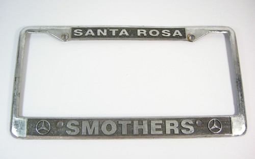 Cornice targa cromata mercedes - cornice,
