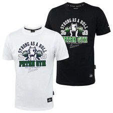 PRETORIAN T-shirt uomo Pit Bull Hooligans MMA boxe Muay Thai STRONG AS A BULL