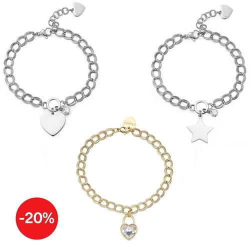 Bracciale donna acciaio - donna,