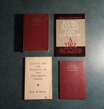 GREEK NEW TESTAMENT BOOK LOT