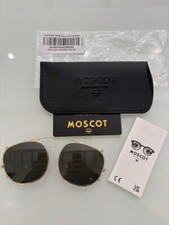 Clip on MOSCOT aggiuntivo occhiali da sole ORIGINALE cliptosh 52mm gold g15