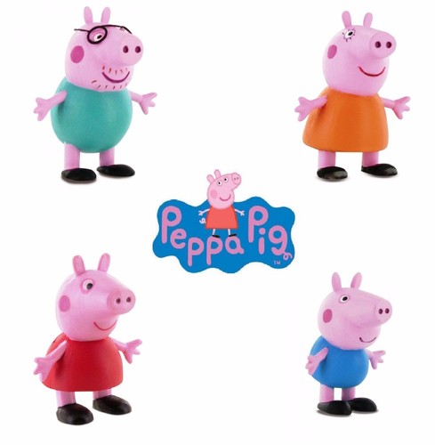 Peppa pig set personaggi - peppa,