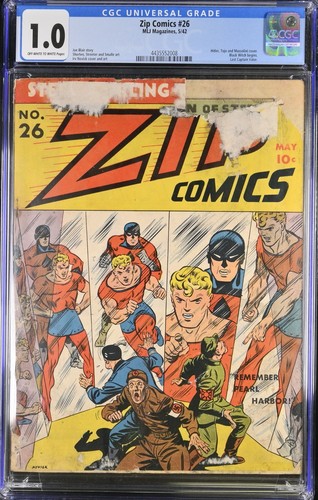 Copertina zip comics cgc - zip,