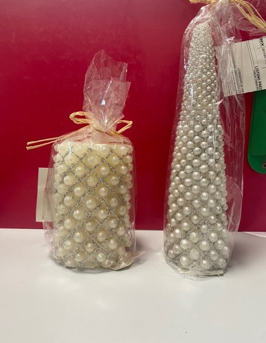 Set due candele cera - set, di