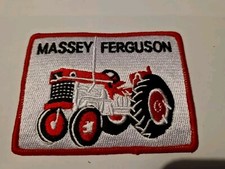 Patch Écusson Thermocollant Brodé Tracteur Massey Fergusson