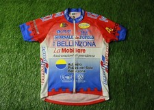 MAGLIA CICLISMO JERSEY MAGLIA CAMISETA TRIKOT BELLINZONA MB ORIGINALE TAGLIA S //