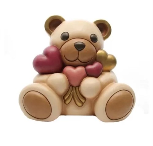 Thun teddy mazzo cuori maxi - mazzo,
